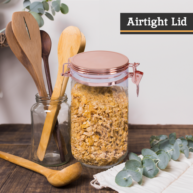 Jar with Copper Lid 1100 Ml | Gozo