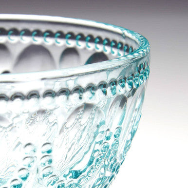 Set of Two Blue Glass Sundae Dishes | Fleur
