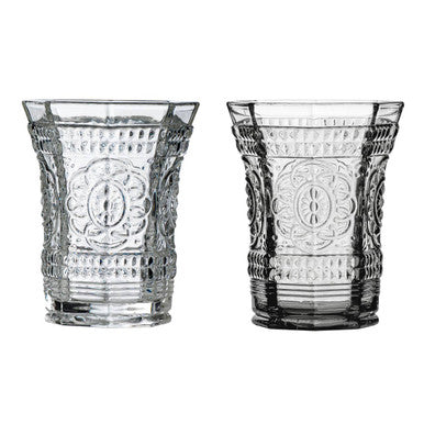 Smoked Glass Tumbler | Baroque