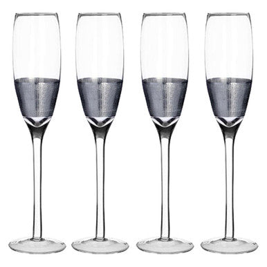 Set of Four Champagne Glasses | Apollo