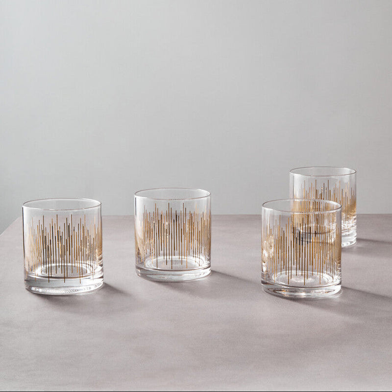 Glass Tumblers Set of 4 | Jazz