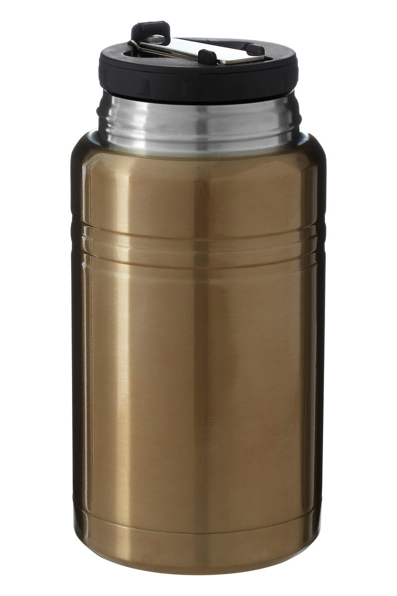 Gold Finish Food Flask | Manhattan