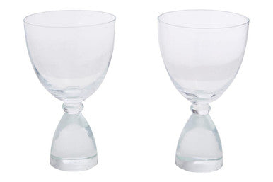 Set of 2 Clear Cocktail Glasses | Mila