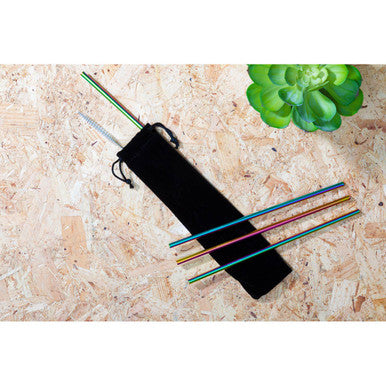 Set of 4 Oil Slick Drinking Straws | Mimo