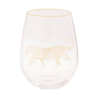Gold Leopard Curved Tumbler | Nomi