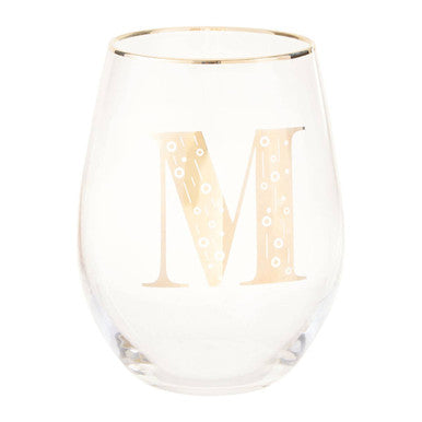 Letter M Curved Tumbler | Claro
