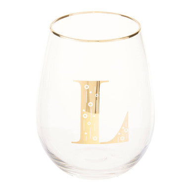 Letter L Curved Tumbler | Claro