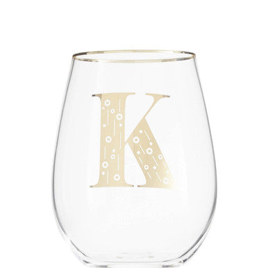 Letter K Curved Tumbler | Claro