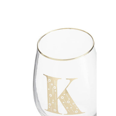 Letter K Curved Tumbler | Claro