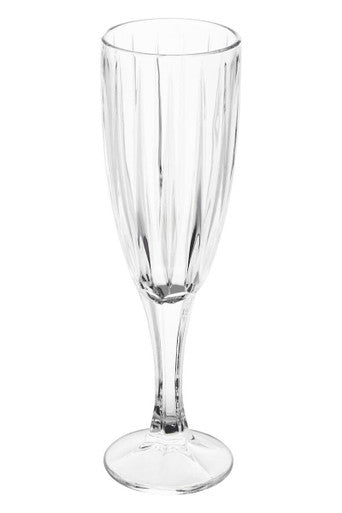 Set of 4 Crystal Champagne Flutes | Beaufort