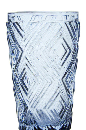 Set of Four Blue Highball Glasses | Fleur