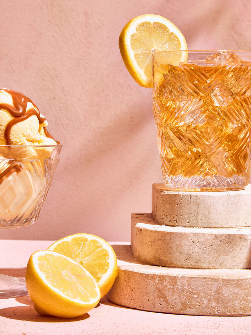Set of Four Clear Glass Tumblers | Fleur