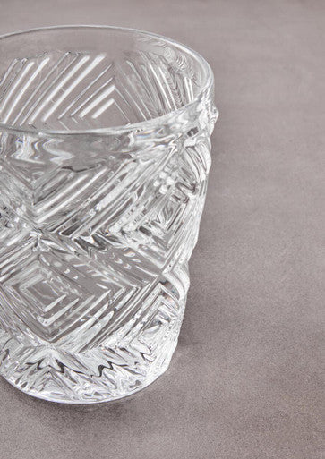 Set of Four Clear Glass Tumblers | Fleur