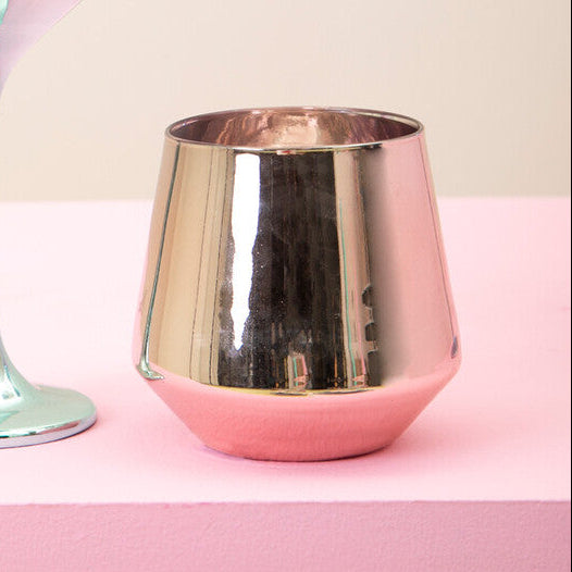 Set of Four Glass Tumblers in Assorted Colours | Aurora