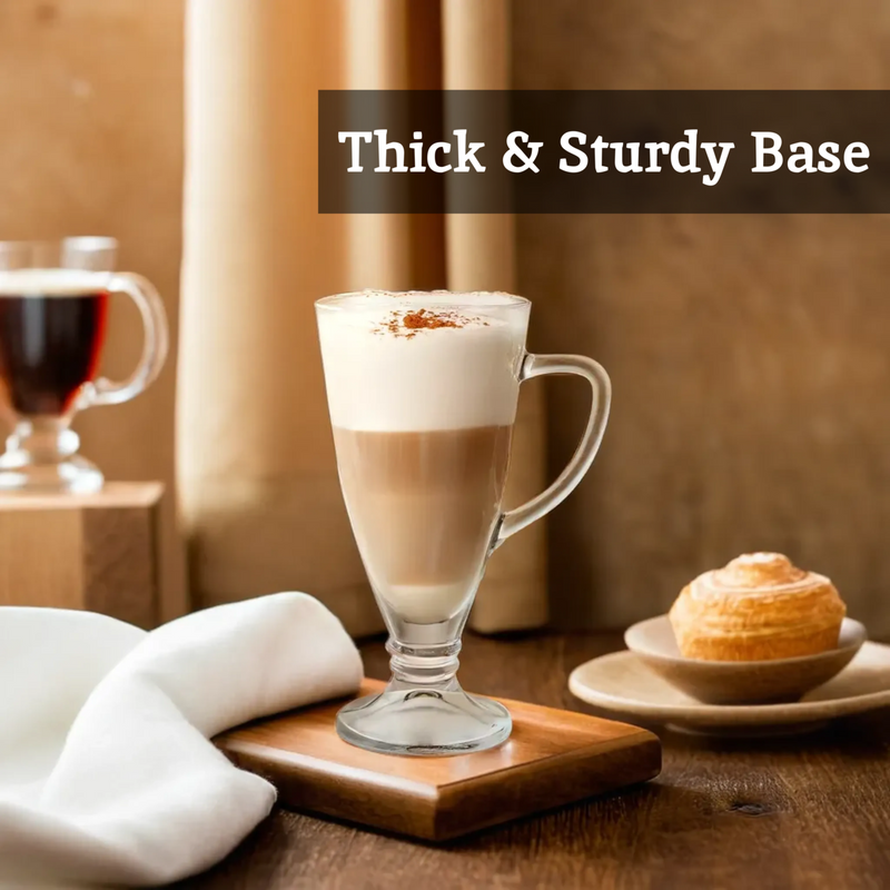 Set of Four Latte Glasses | Torta