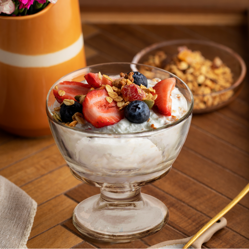 Set of Four Round Sundae Dishes | Torta