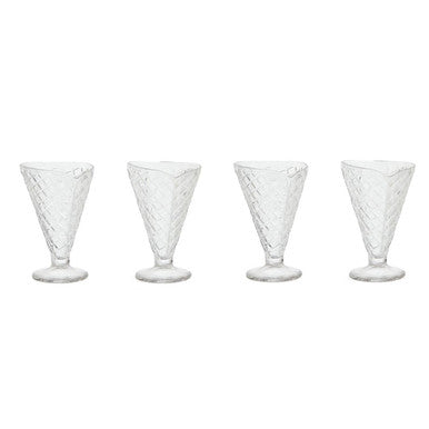 Set of Four Tapered Sundae Dishes | Torta