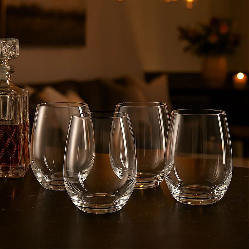 Set Of 4 Crystal Tumblers | Ada