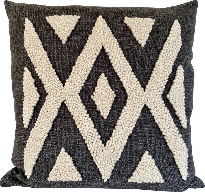 Punch Needle Cushion Cover - Ndebele Pattern 2