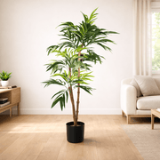 140cm UV Resistant Artificial Mango Leaf Tree - InStock