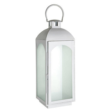 White Wash Large Lantern | Farol