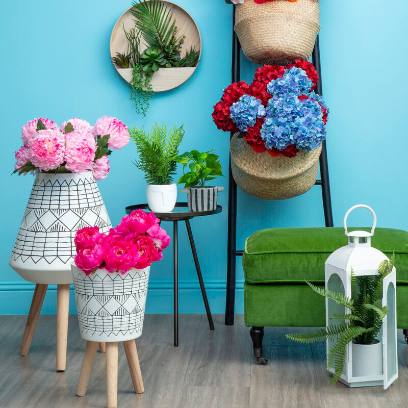 White Wash Large Lantern | Farol