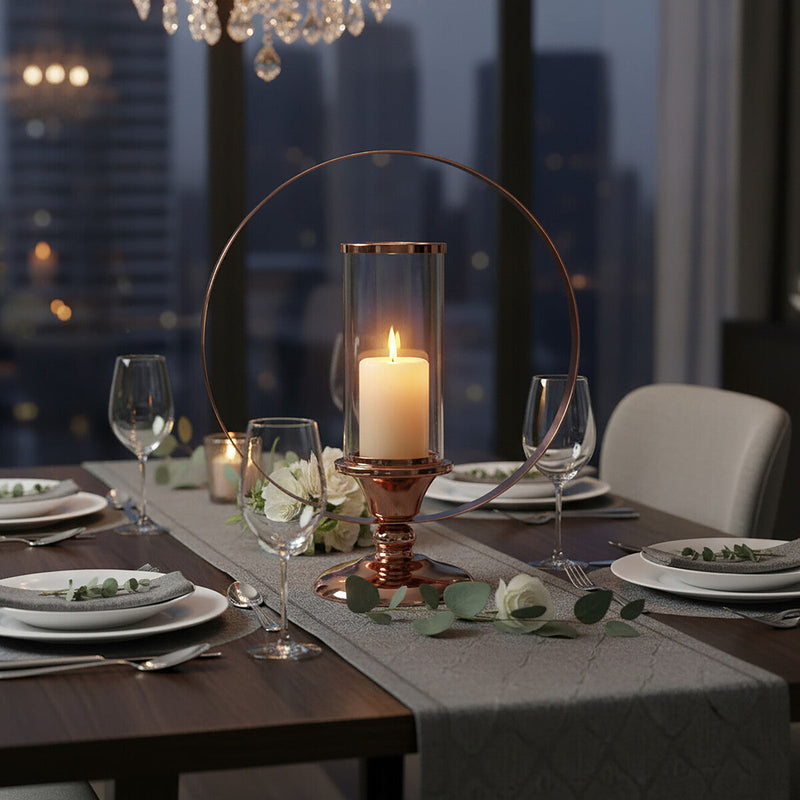 Large Metal Candle Holder | Kensington Townhouse