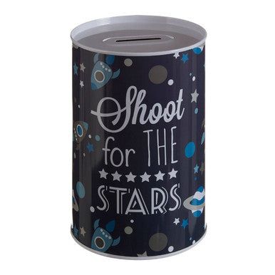 Large Money Tin | Stars