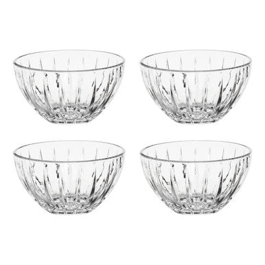 Set of 4 Crystal Small Bowls | Beaufort