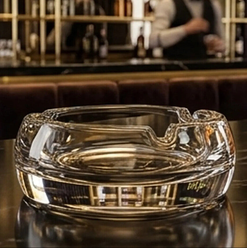 Large Crystal Glass Ashtray | Beaufort