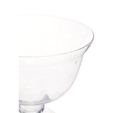 Clear Glass Footed Bowl | Ambra