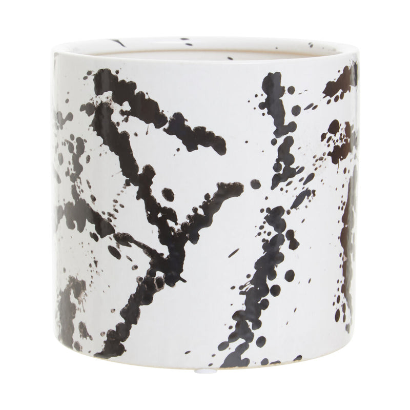 Black and White Small Planter | Sorrell