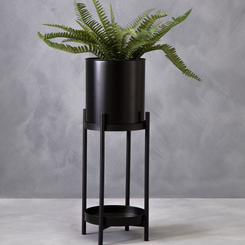 Two Tier Black Plant Stand | Asher