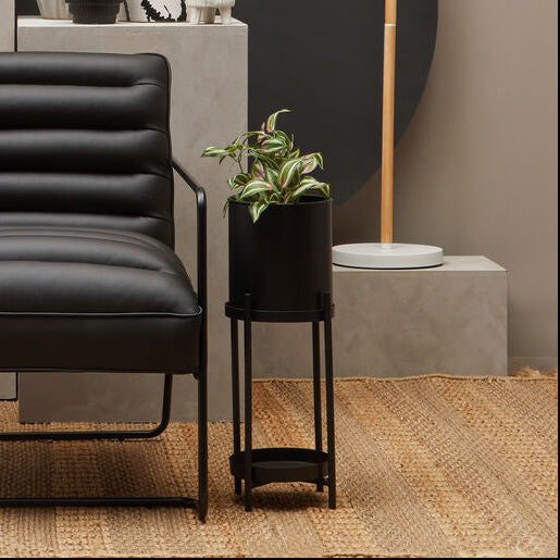 Two Tier Black Plant Stand | Asher