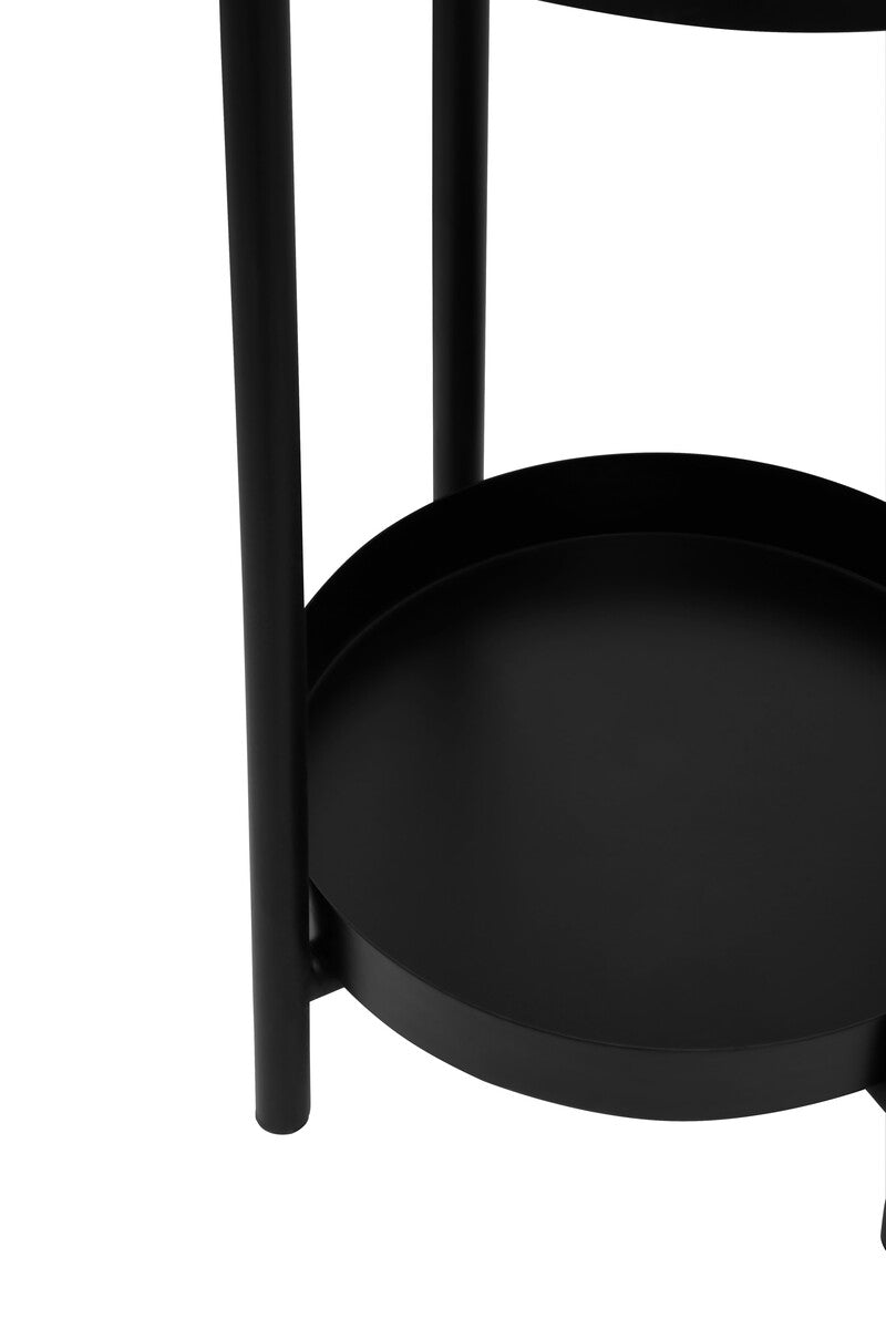 Two Tier Black Plant Stand | Asher