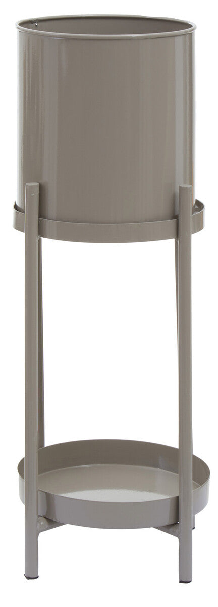 Two Tier Grey Plant Stand | Asher