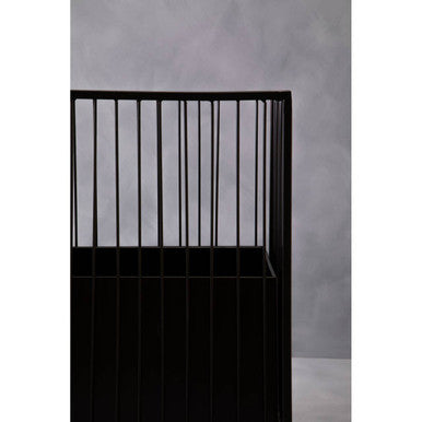 Black Floor Standing Planter | Alden