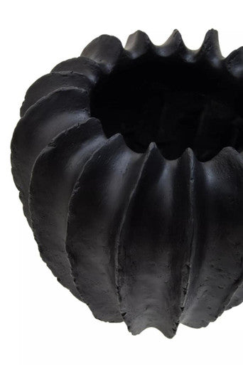 Black Textured Vase | Broc