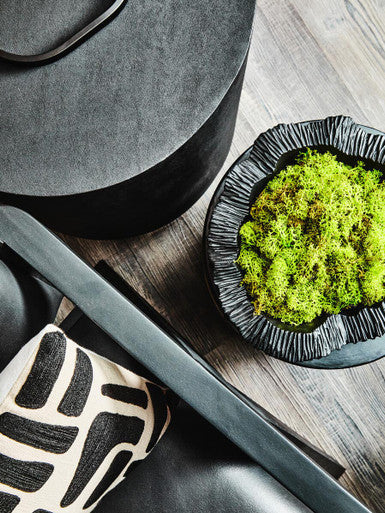 Curved Textured Black Bowl | Broc