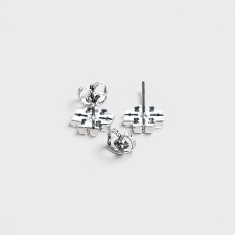 Signature Silver Earrings