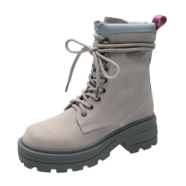 Female British Style Martin Boots