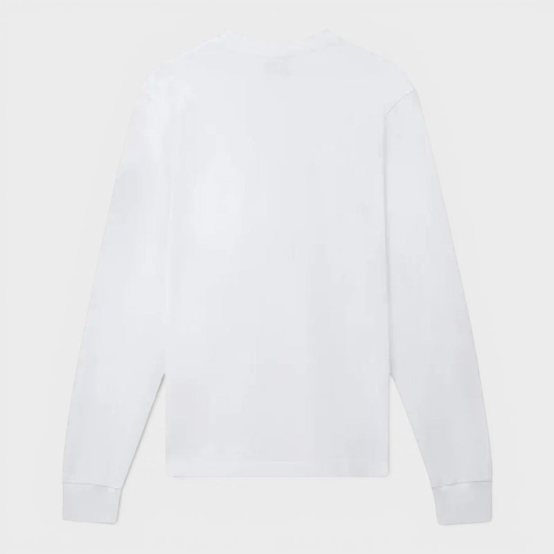 Printed Long Sleeve T-Shirt Pastel Court White
