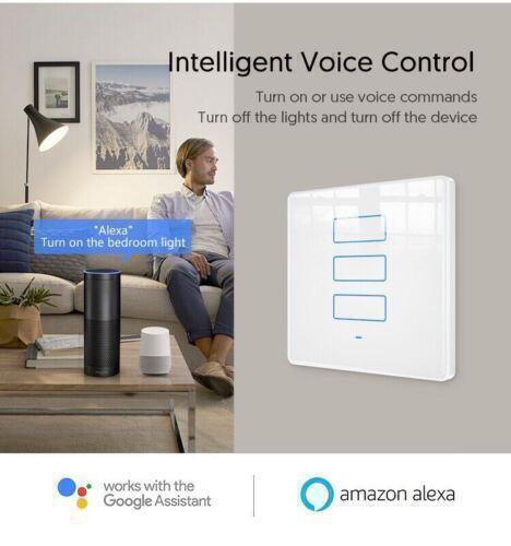 Smart Wireless Switch Neutral wire needed supports GH and Alexa Tuya Compatible