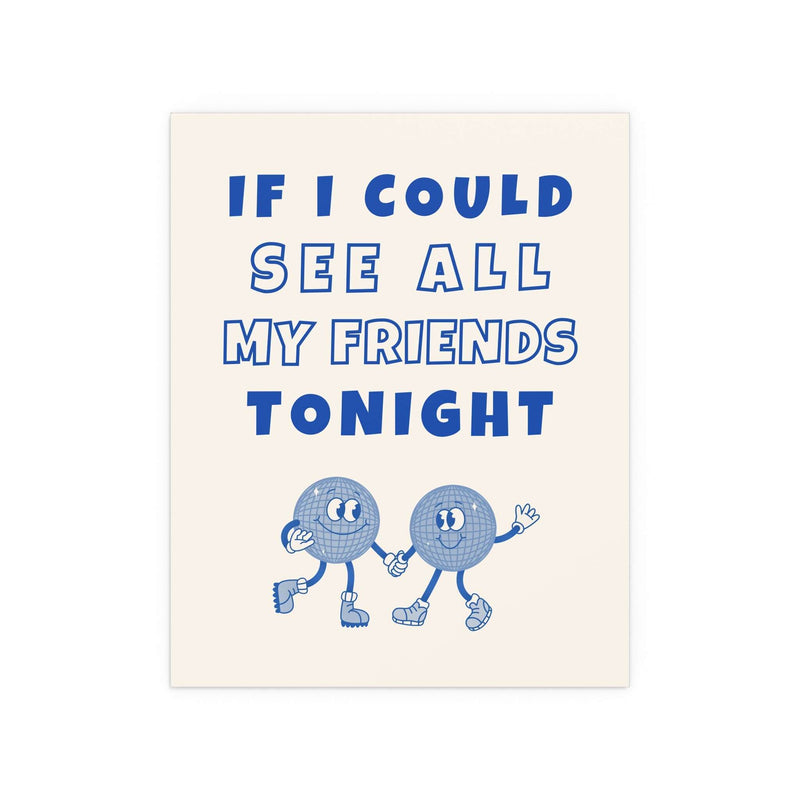 LCD Soundsystem - All My Friends Print