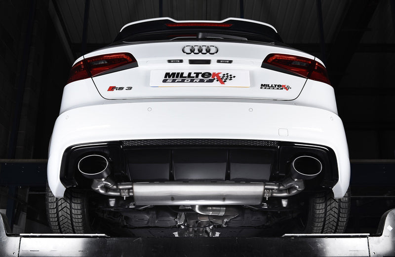 Milltek Sport - Cat Back Exhaust (Multiple Options) - Audi RS3 8V Sportback Pre Facelift