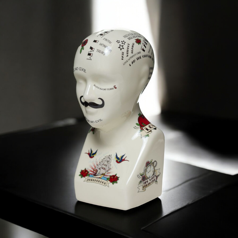 6" PHRENOLOGY HEAD