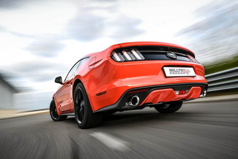 Milltek Sport - Cat Back Exhaust (Multiple Options) Ford Mustang MK6 S550 Fastback (2.3 EcoBoost)