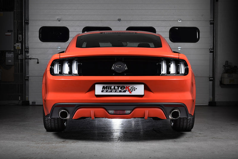 Milltek Sport - Cat Back Exhaust (Multiple Options) Ford Mustang MK6 S550 Fastback (2.3 EcoBoost)