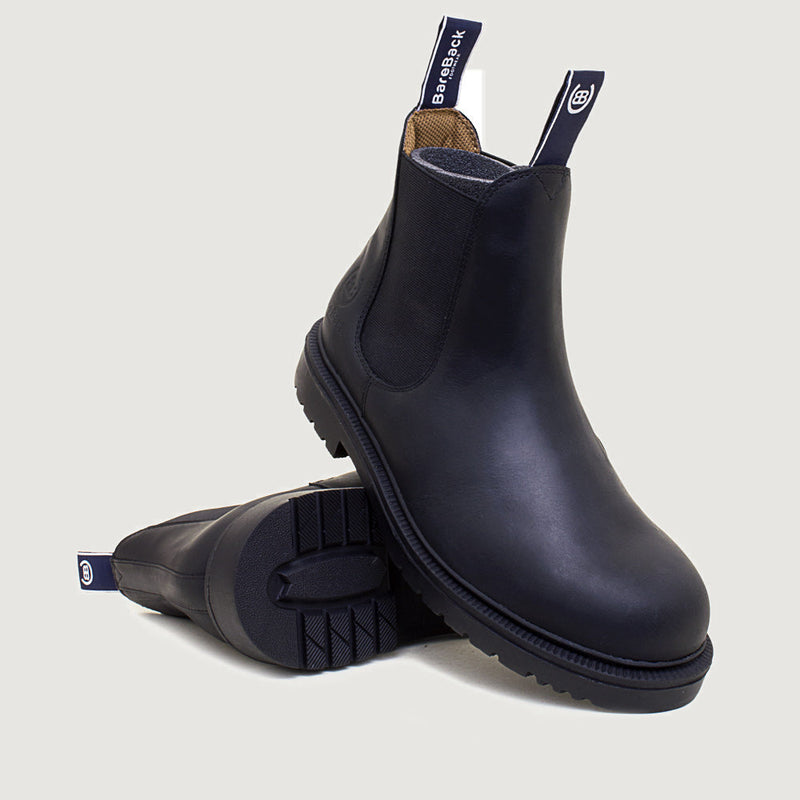 Detroit Steel Toe Cap Work Boots -  Black