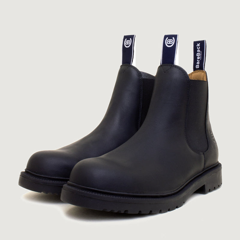 Detroit Steel Toe Cap Work Boots -  Black
